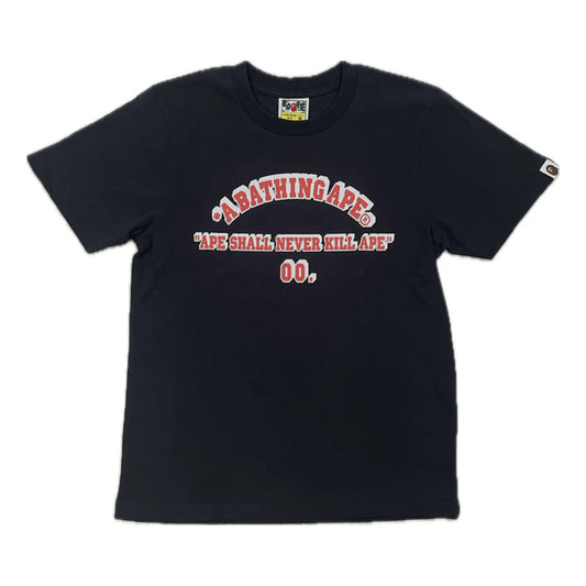 A Bathing Ape Lettered Tee 'Black'