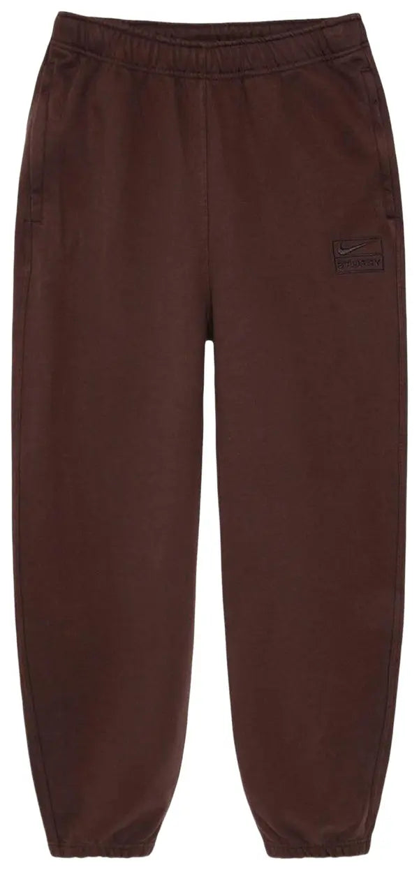 Stussy x Nike Stone Washed Fleece Pant 'Dark Cinder' - Hypepieces