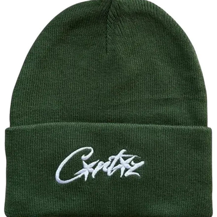 Corteiz Allstarz Folded Beanie 'Green'