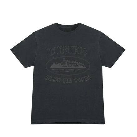 Corteiz Triple Black Alcatraz Tee
