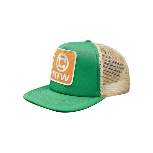 Corteiz RTW Box Trucker Hat Green