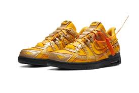 Nike x Off-White Rubber Duck Dunk 'University Gold' - Hypepieces