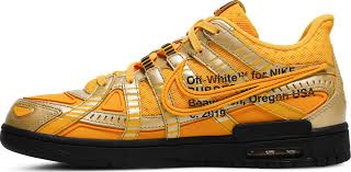 Nike x Off-White Rubber Duck Dunk 'University Gold' - Hypepieces