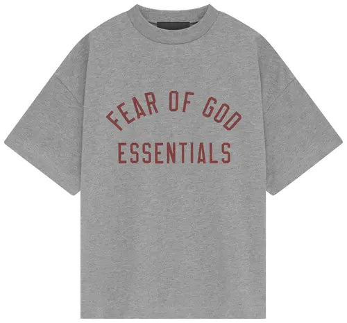 Fear of God Essentials Jersey Crewneck Tee 'Dark Heather' - Hypepieces