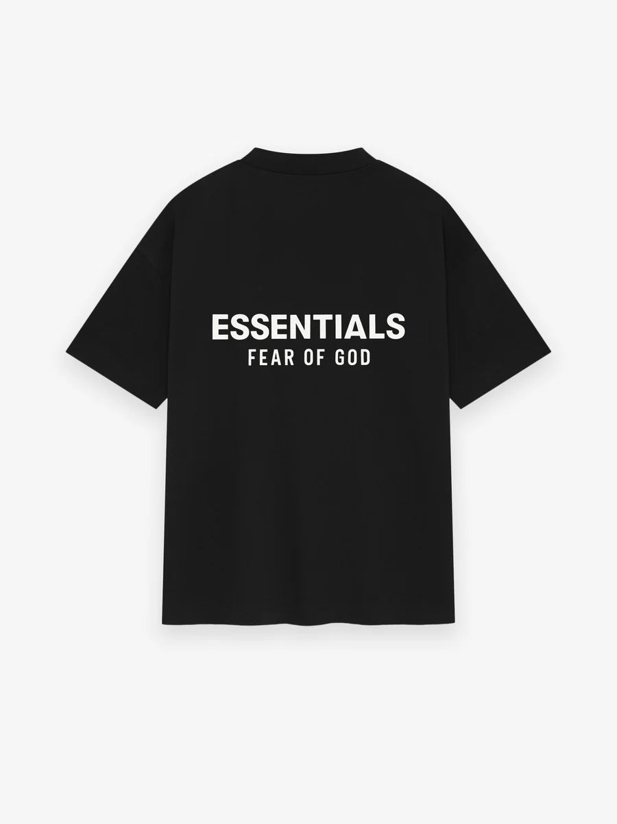 Fear Of God Essentials Jet Black Tee - Hypepieces