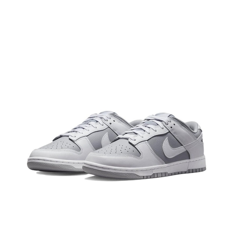 Grey White Nike Dunk Low - Hypepieces