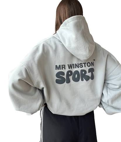 Mr Winston Hoodie 'Soft Grey' - Hypepieces