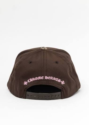 Chrome Hearts CH Baseball Hat 'Brown/Pink'