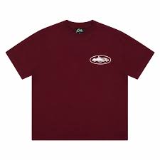 Corteiz Island Puff Print Tee 'Burgundy' - Hypepieces