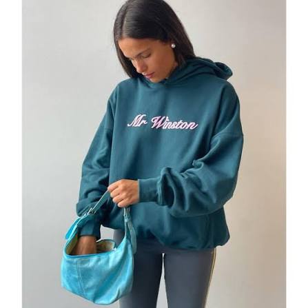 Mr Winston Hoodie 'Deep Green'