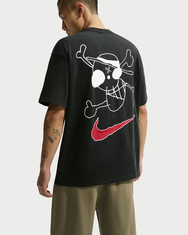 Nike x One Piece Solo Swoosh Tee Promise of Battle "Black"