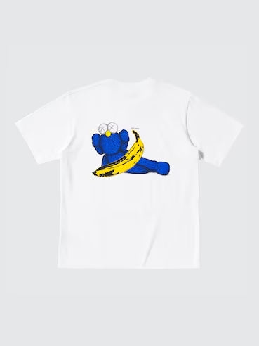 Kaws x Uniqlo Warhol Banana Tee