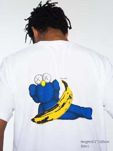 Kaws x Uniqlo Warhol Banana Tee