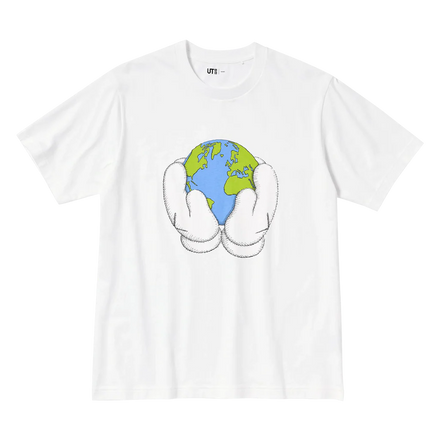 Kaws x Uniqlo Peace For Love Tee 'White'
