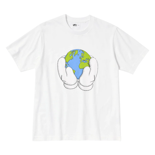 Kaws x Uniqlo Peace For Love Tee 'White' - Hypepieces