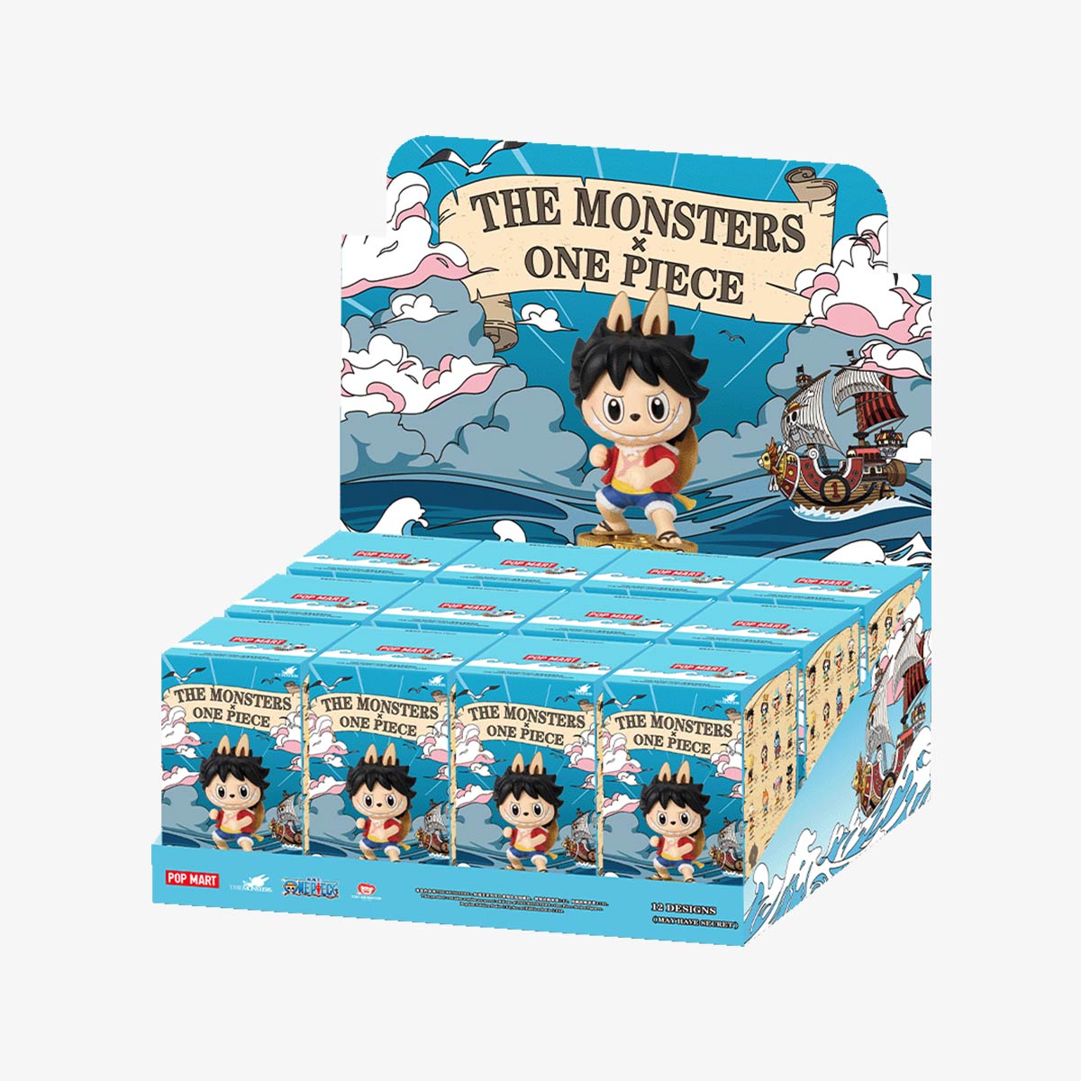 Labubu × One Piece Series Popmart Blind Box