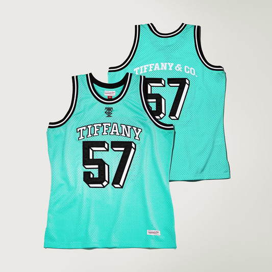 Tiffany & Co x Mitchell & Ness Basketball Jersey - Hypepieces