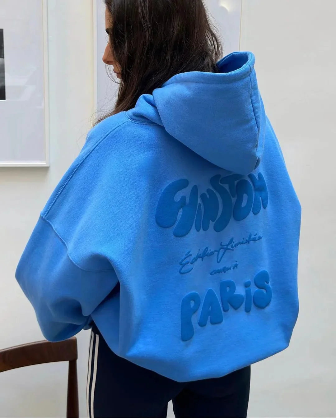 Mr Winston Paris Edition Bleu Puff Hood