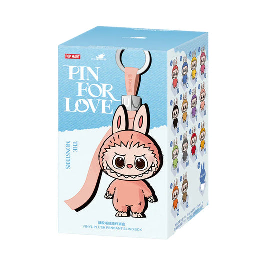 Pop Mart Labubu The Monsters Pin for Love Series Vinyl Plush Pendant (N-Z) Blind Box