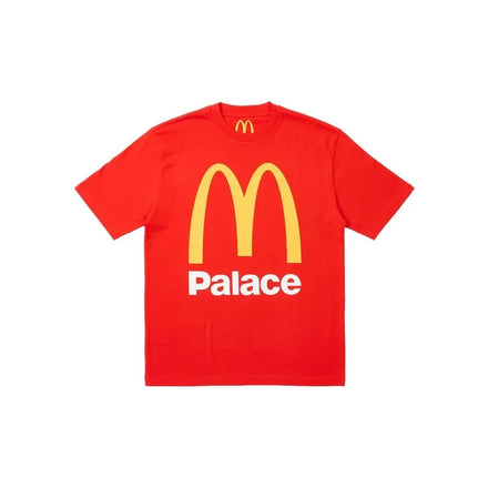 Palace x McDonalds Logo Tee Red