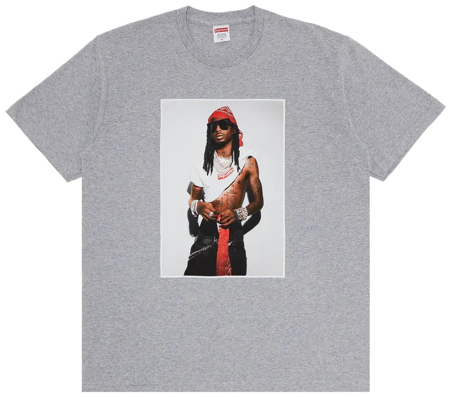 Supreme Playboi Carti Grey Tee - Hypepieces