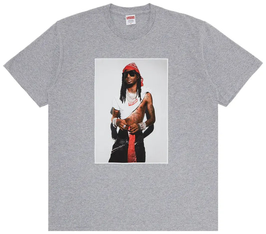 Supreme Playboi Carti Grey Tee - Hypepieces