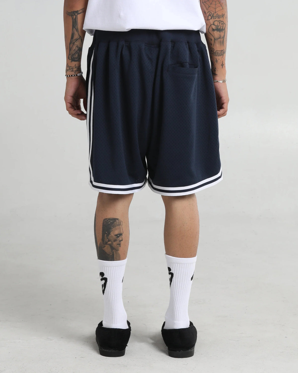 Shaka Wear Retro Basketball Shorts 'Navy'