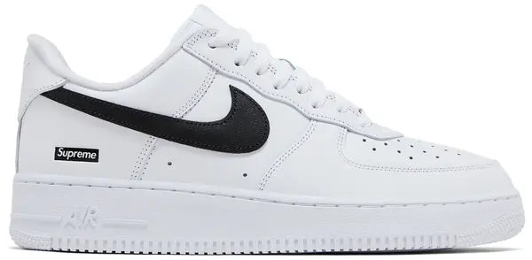 Supreme x Nike Air Force 1 Low 'Box Logo - White Black' - Hypepieces