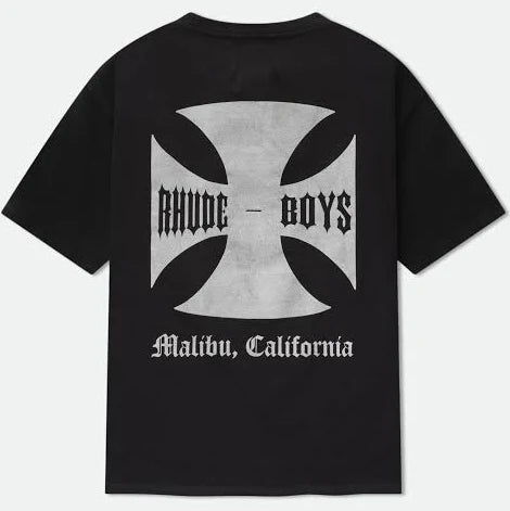 Rhude Boy Malibu Cross Tee 'Black' - Hypepieces