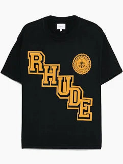 Rhude Boy Collegiate Tee 'Black' - Hypepieces
