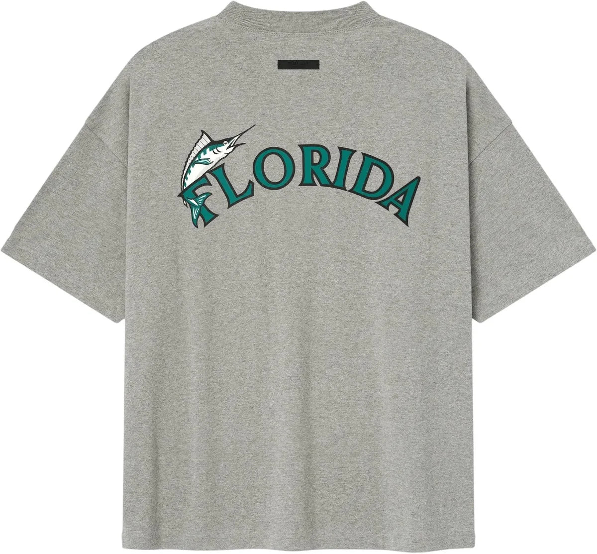 Fear of God Essentials Marlins 90s Tee 'Concrete Heather'