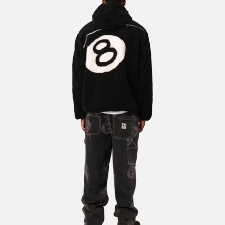 Stussy 8 Ball Jacket Black