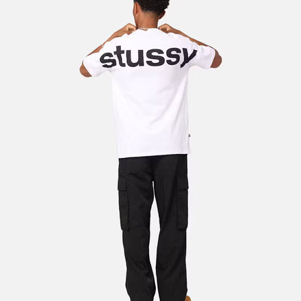 Stussy Big Logo Tee White