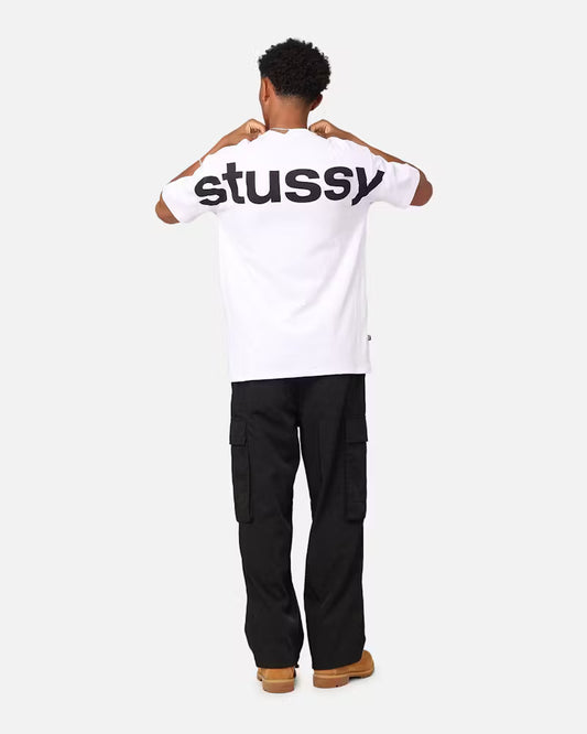 Stussy Big Logo Tee White