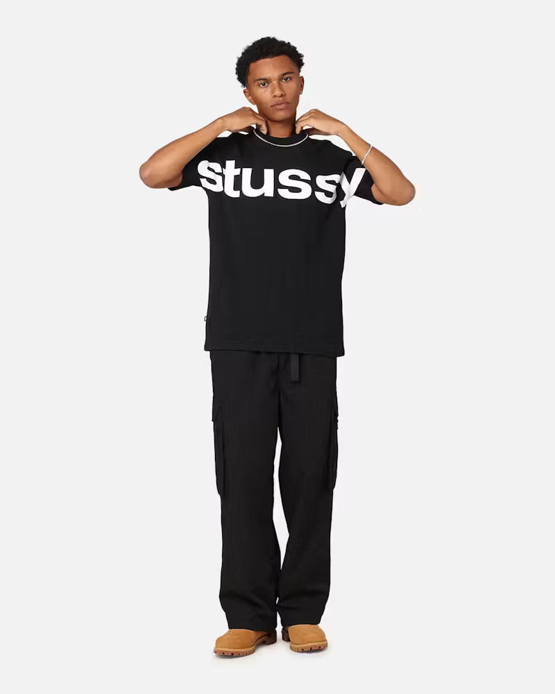 Stussy Big Logo Tee Black