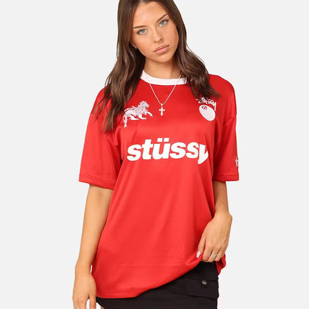 Stussy Football Jersey Red