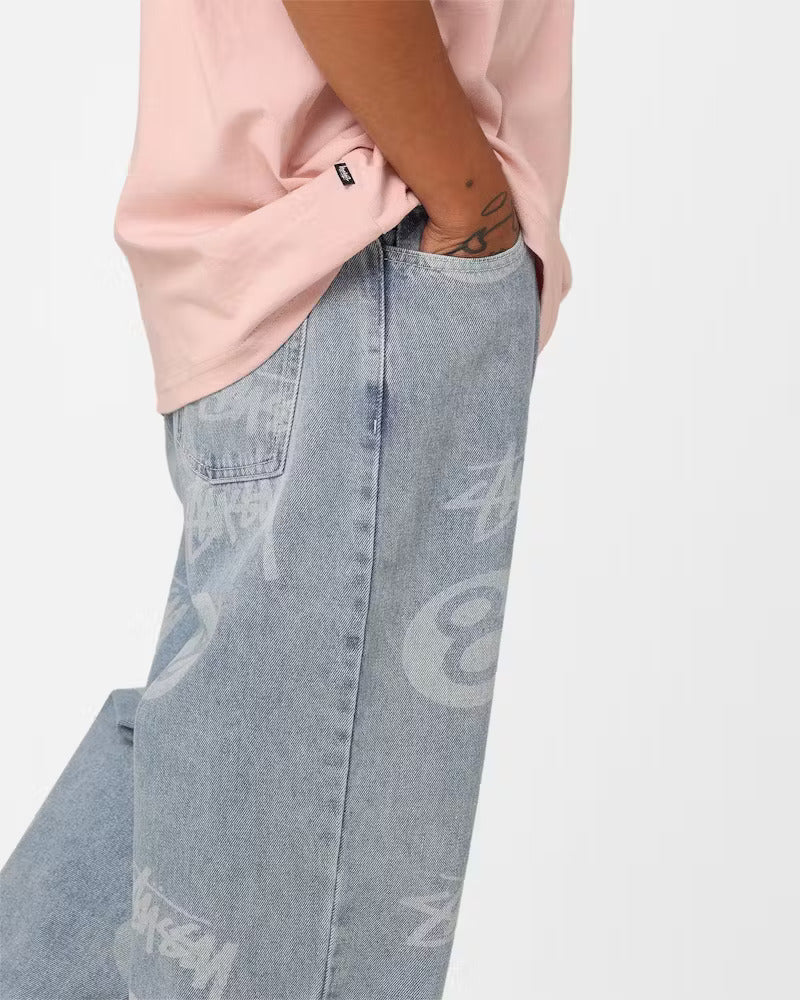 Stussy 8 Ball Jeans Blue