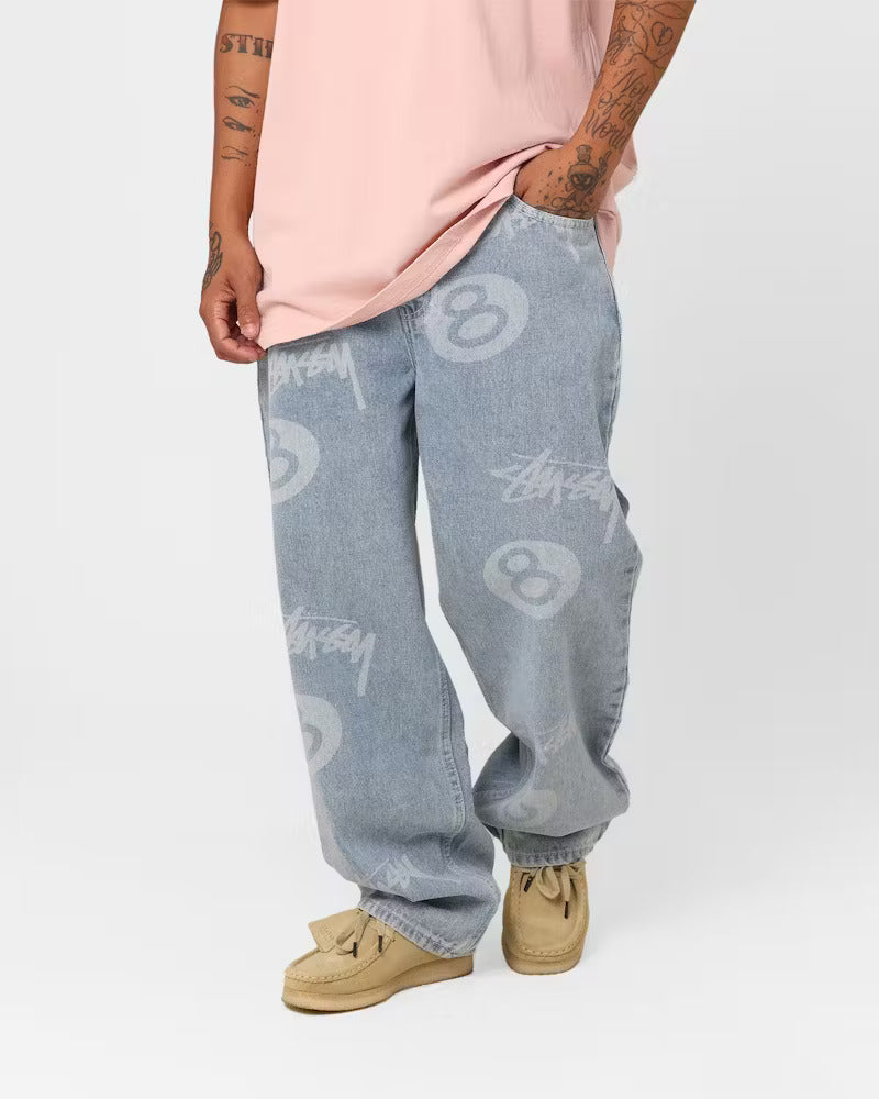 Stussy 8 Ball Jeans Blue