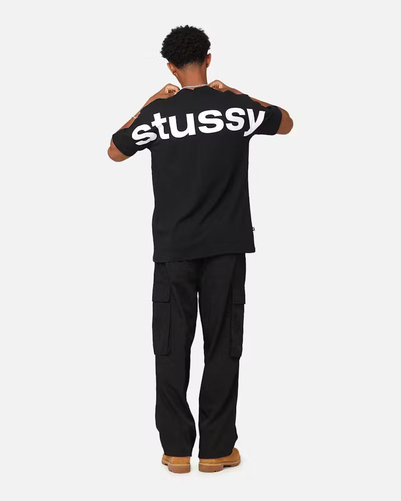 Stussy Big Logo Tee Black