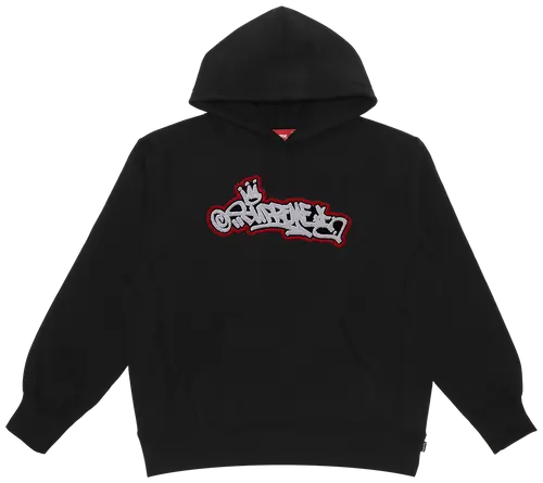 Supreme Handstyle Hooded Sweatshirt 'Black' - Hypepieces