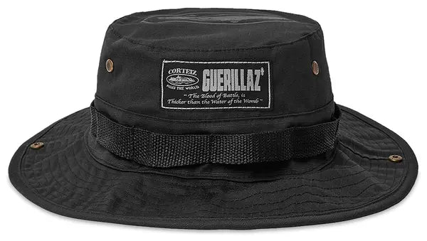 Corteiz Guerillaz* Bucket Hat 'Triple Black' - Hypepieces