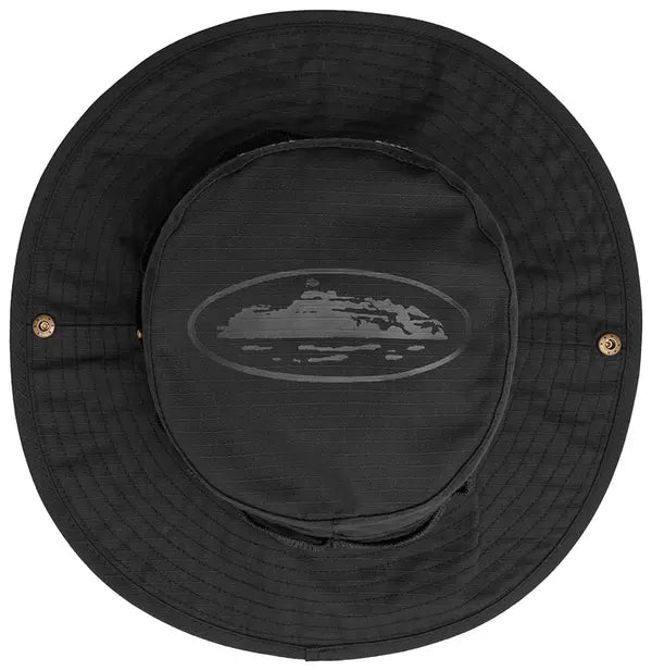 Corteiz Guerillaz* Bucket Hat 'Triple Black' - Hypepieces