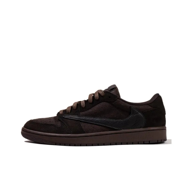 Travis Scott Jordan 1 Low Velvet Brown