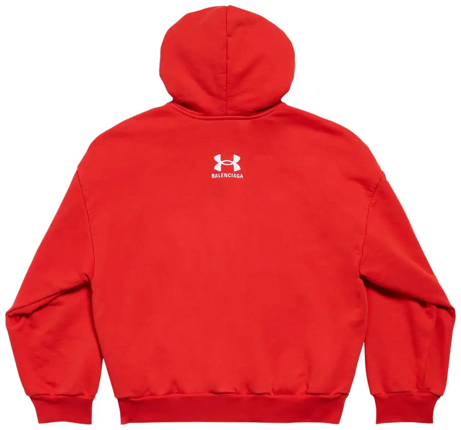 Balenciaga x Under Armour Zip Up Hoodie Red - Hypepieces