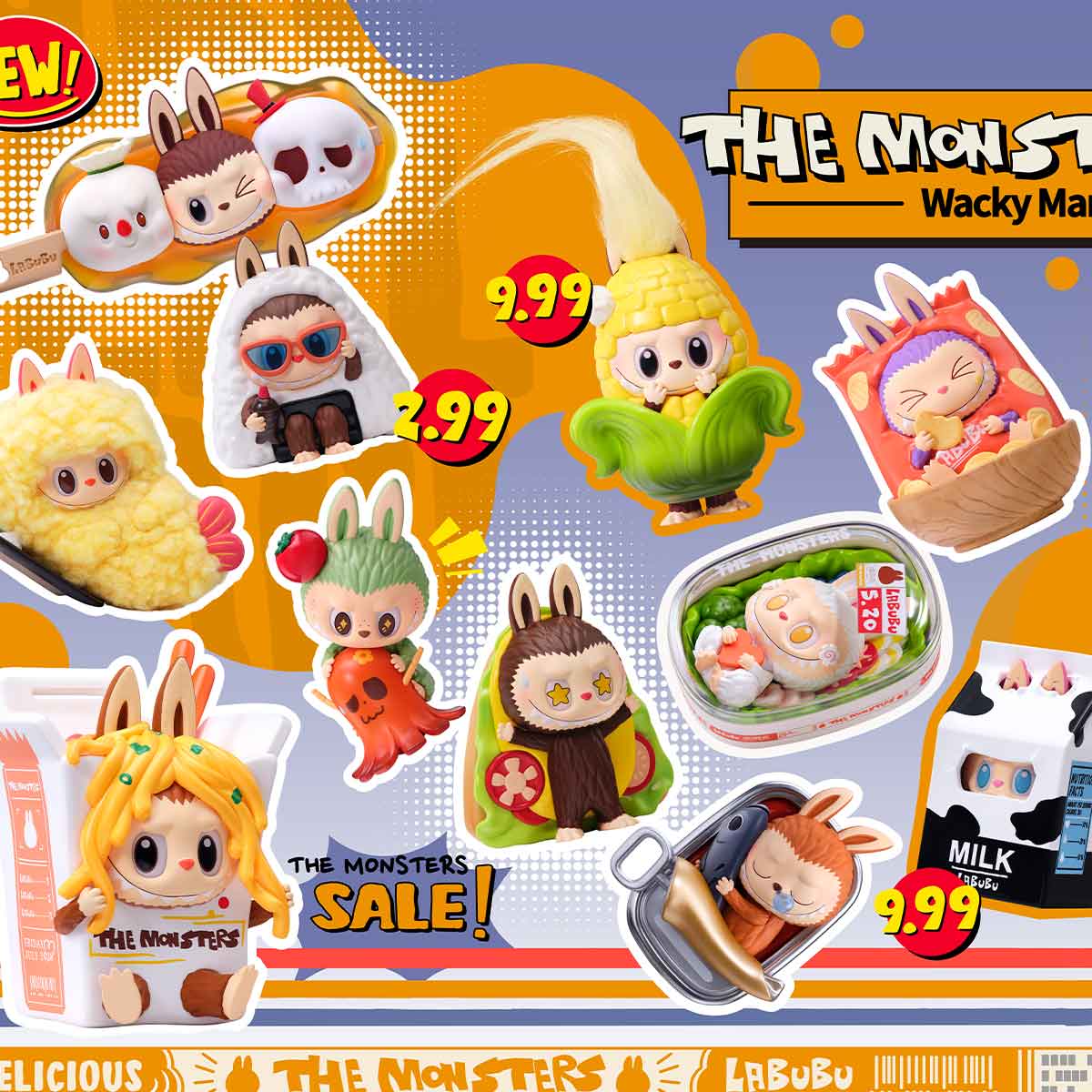 Labubu Wacky Mart Series Figure Pop Mart Blind Box