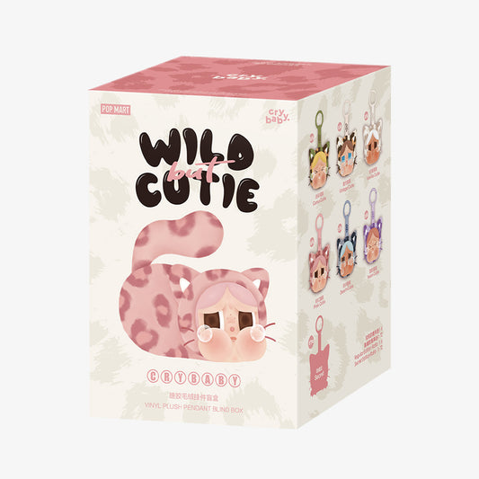 CRYBABY Wild but Cutie Popmart  Vinyl Plush Pendant Blind Box